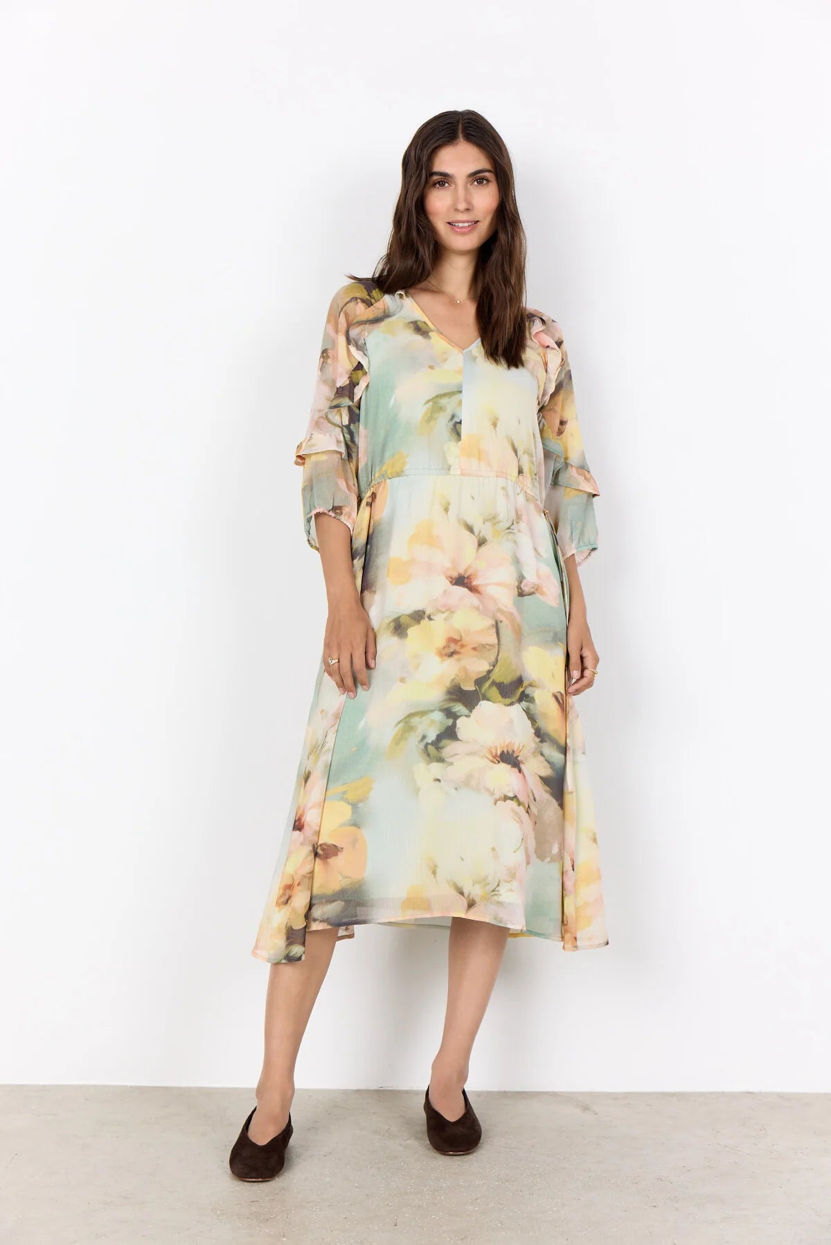 Soya Concept Carmen Floral Print Dress