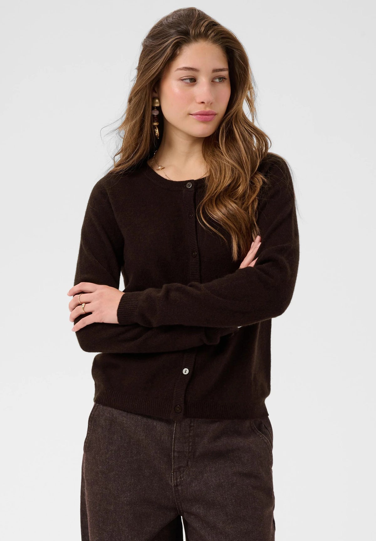 Cream Mela Cardigan
