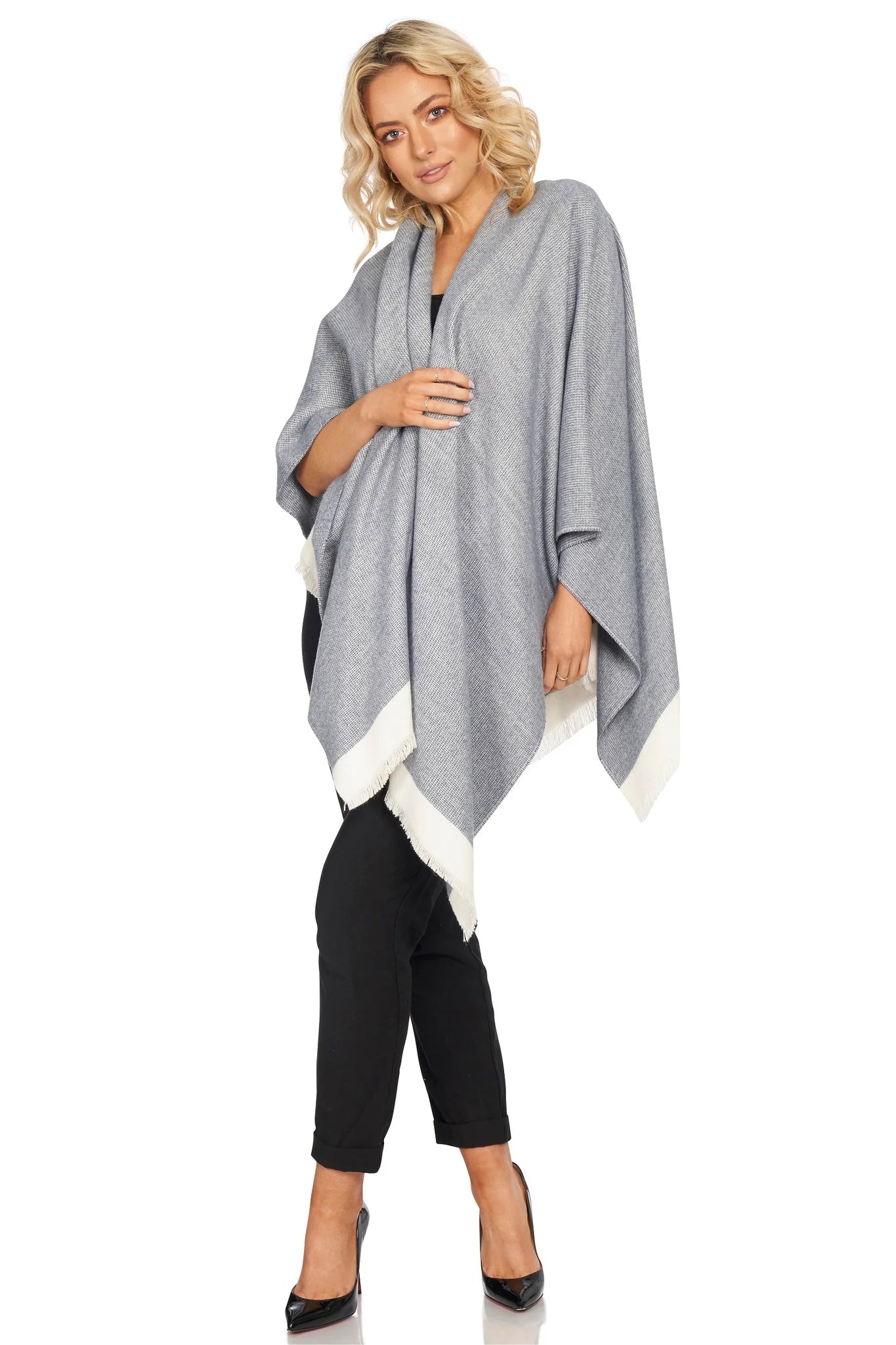 Jimmy Hourihan Fringed Shawl