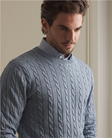 Magee Valentia Cable Crew Knit