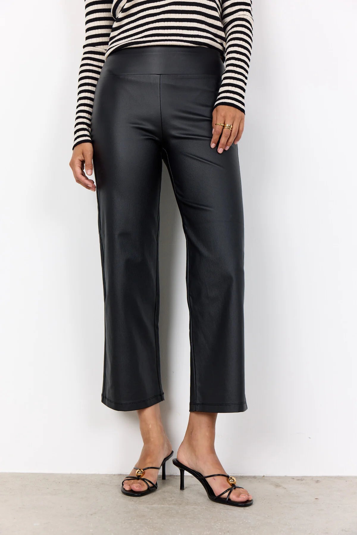 Soya Concept Pam Pleather Trousers