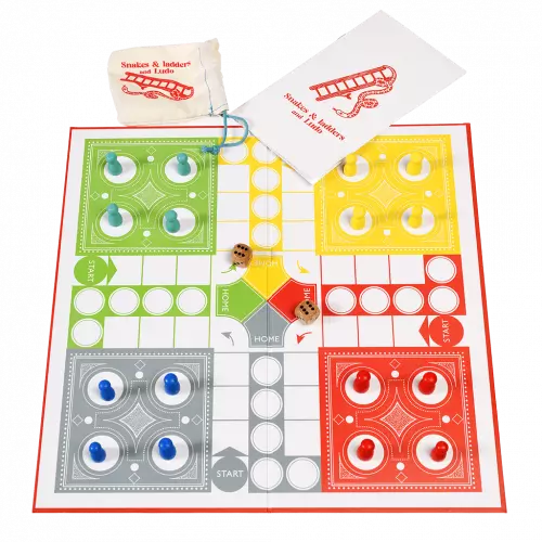 Rex London Snakes & Ladders and Ludo Double-Sided Board Game