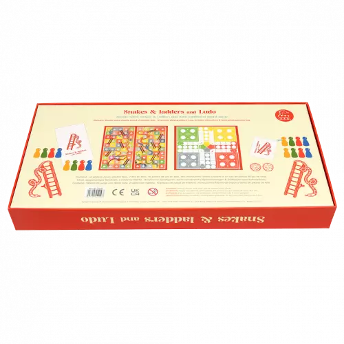 Rex London Snakes & Ladders and Ludo Double-Sided Board Game