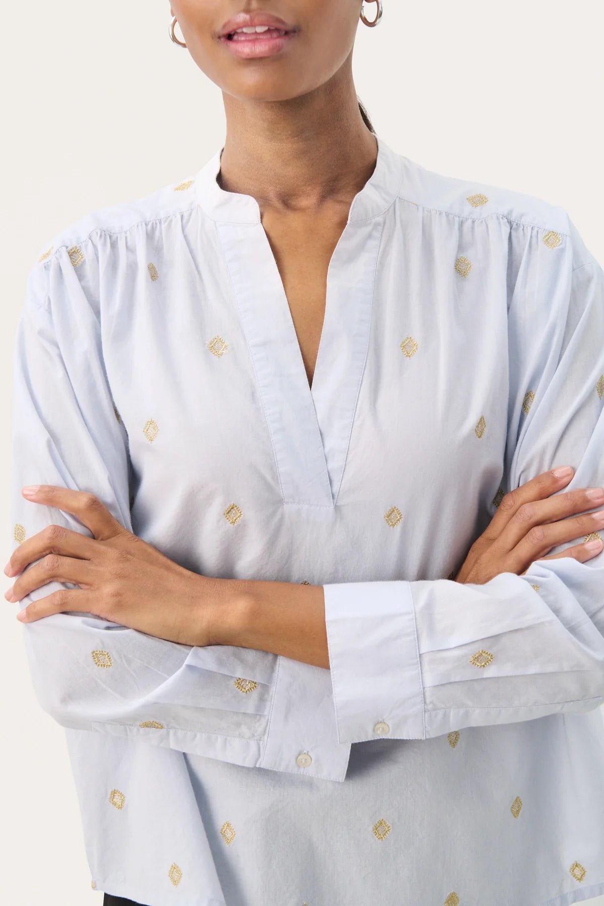 Part Two Natale Blouse , Baby Blue