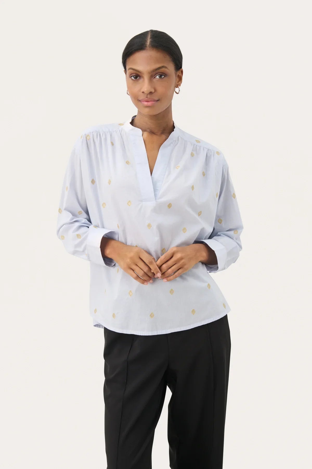 Part Two Natale Blouse , Baby Blue