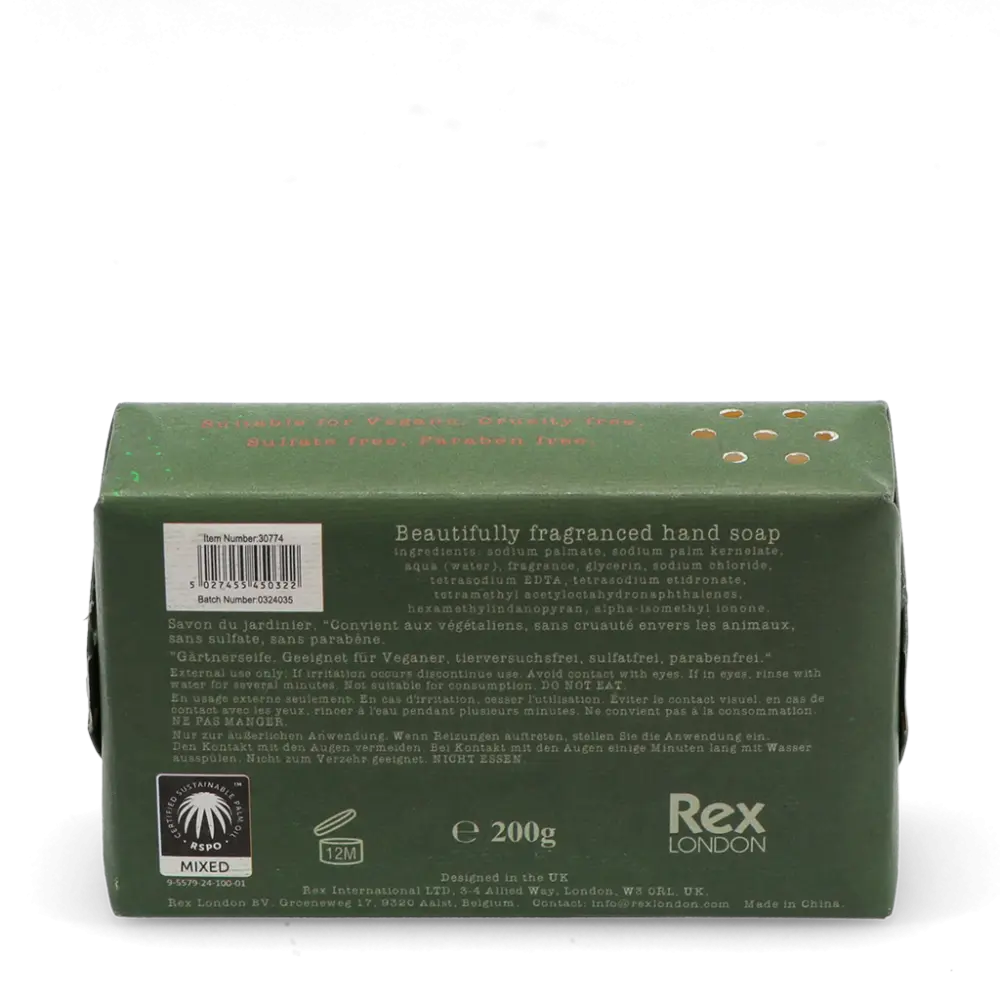 Rex London Gardener's Soap Bar