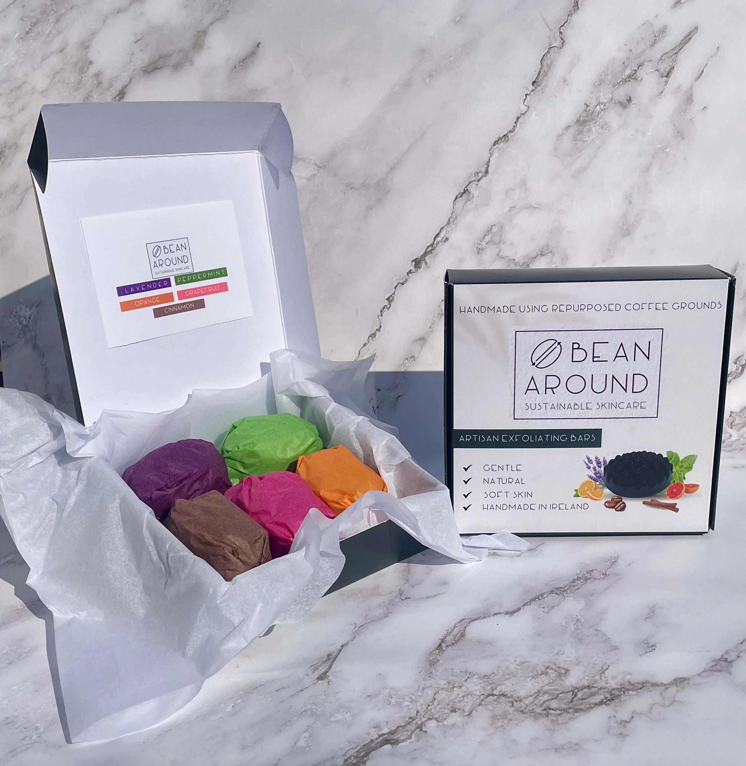 Bean Around Artisan Exfoliating Bar Gift Set