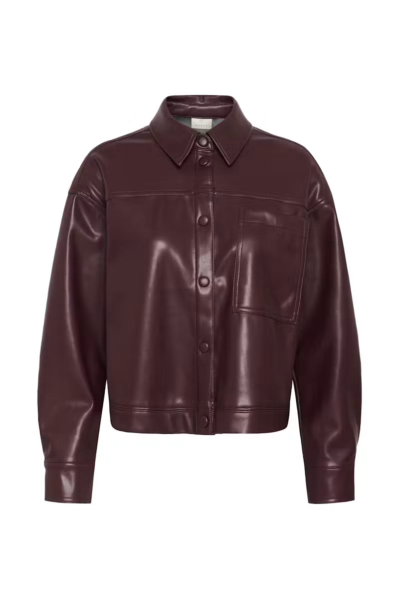Kaffe Arense Pleather Jacket