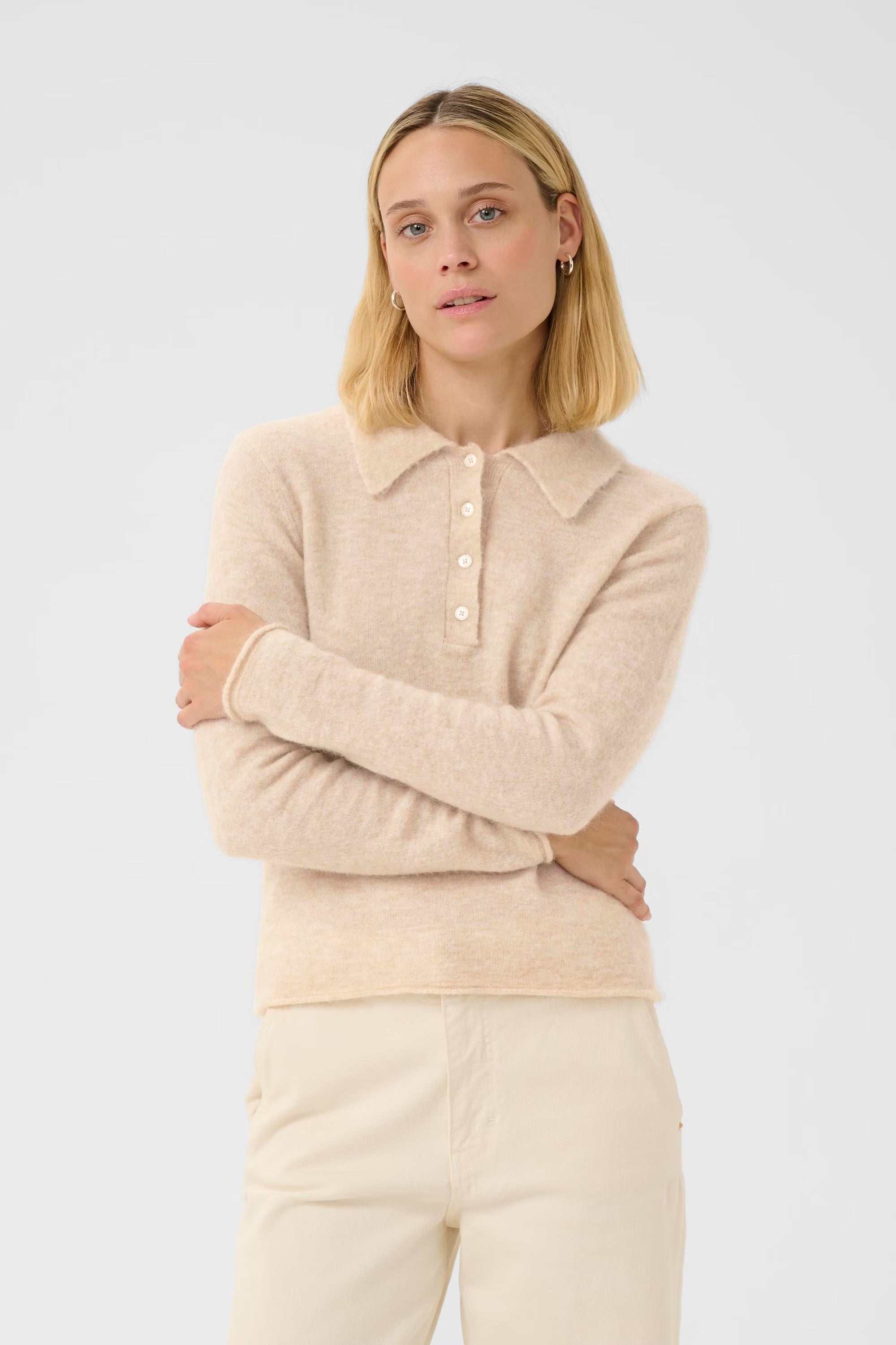 Part Two Silya Button Pullover