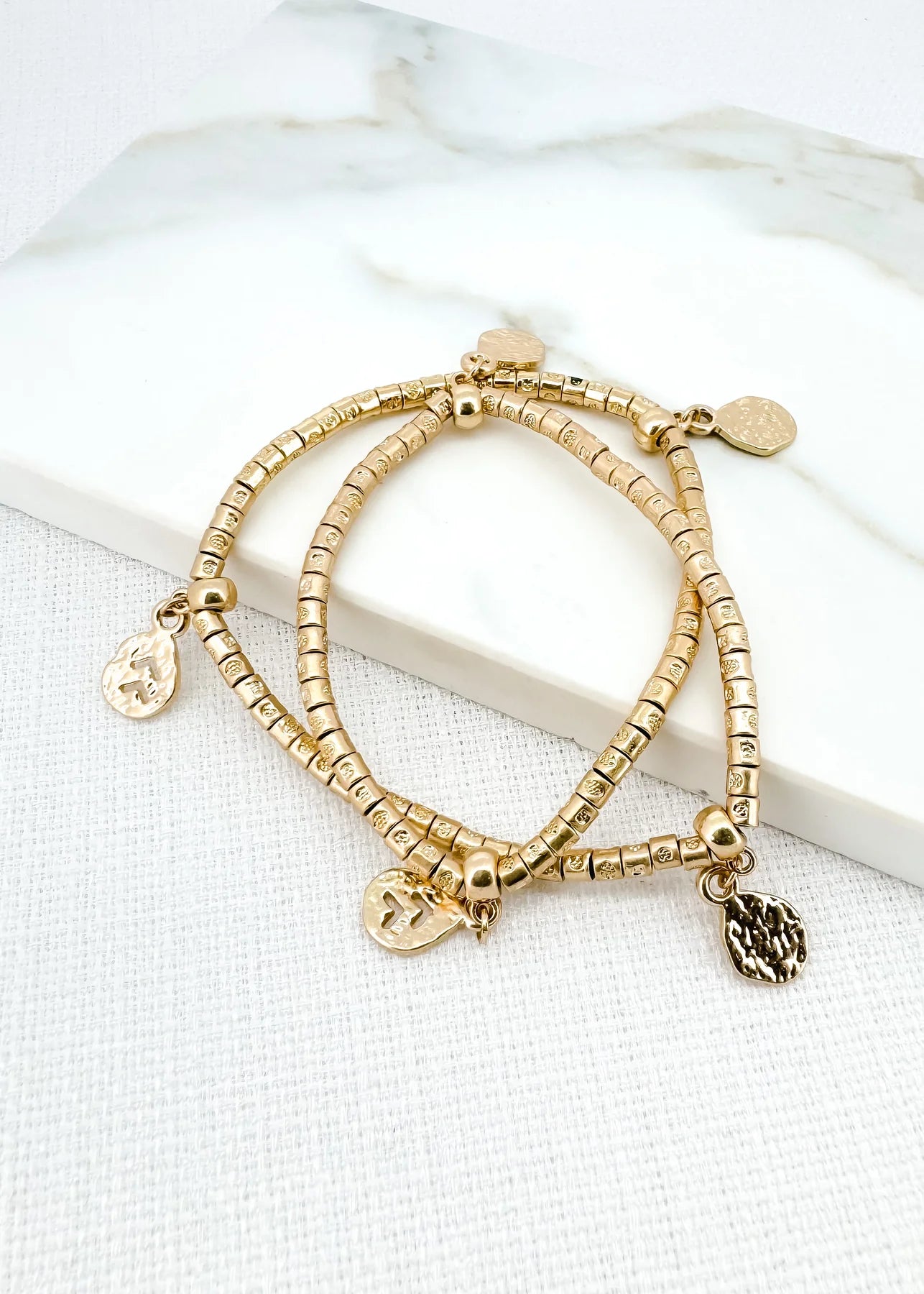 Envy Gold Charm Bracelet