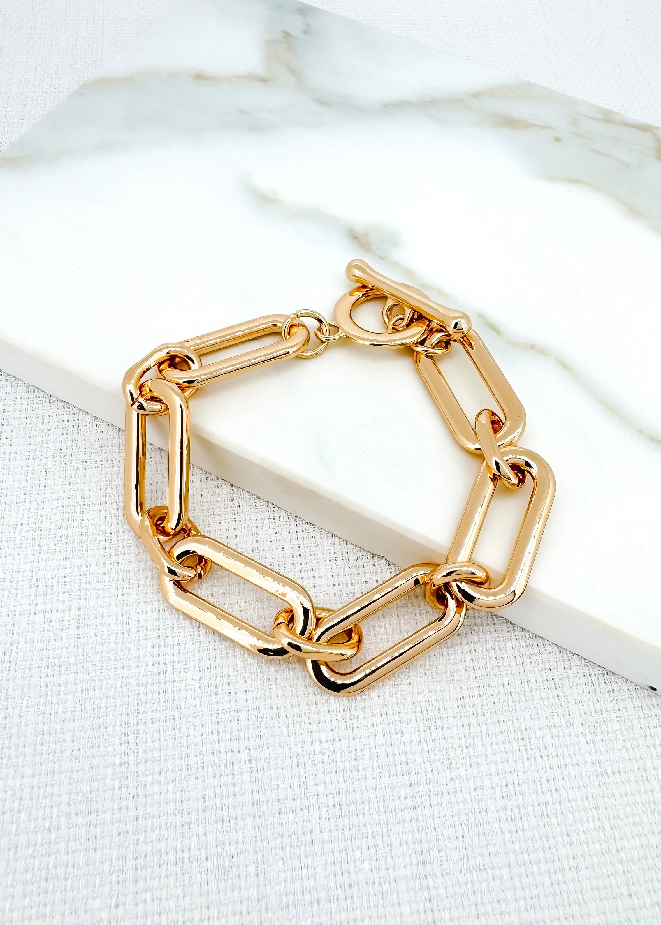 Envy Gold Link Bracelet