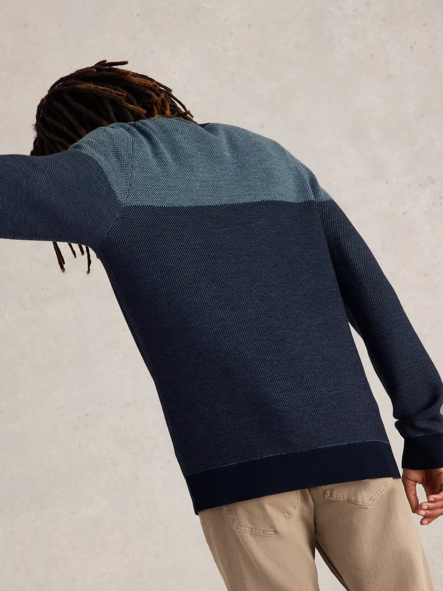 White Stuff Merino Jacquard Crew