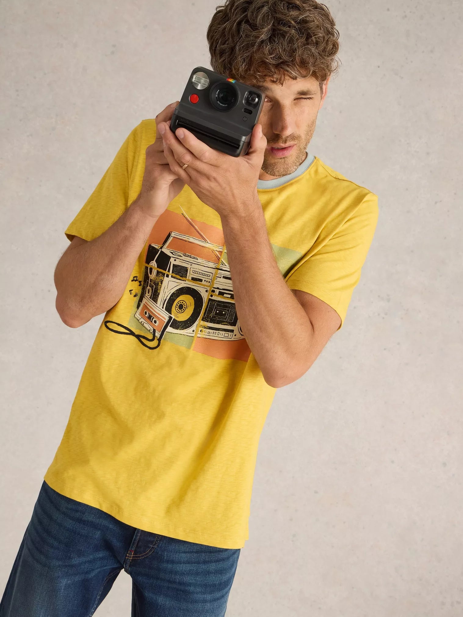 White Stuff Stereo T-Shirt