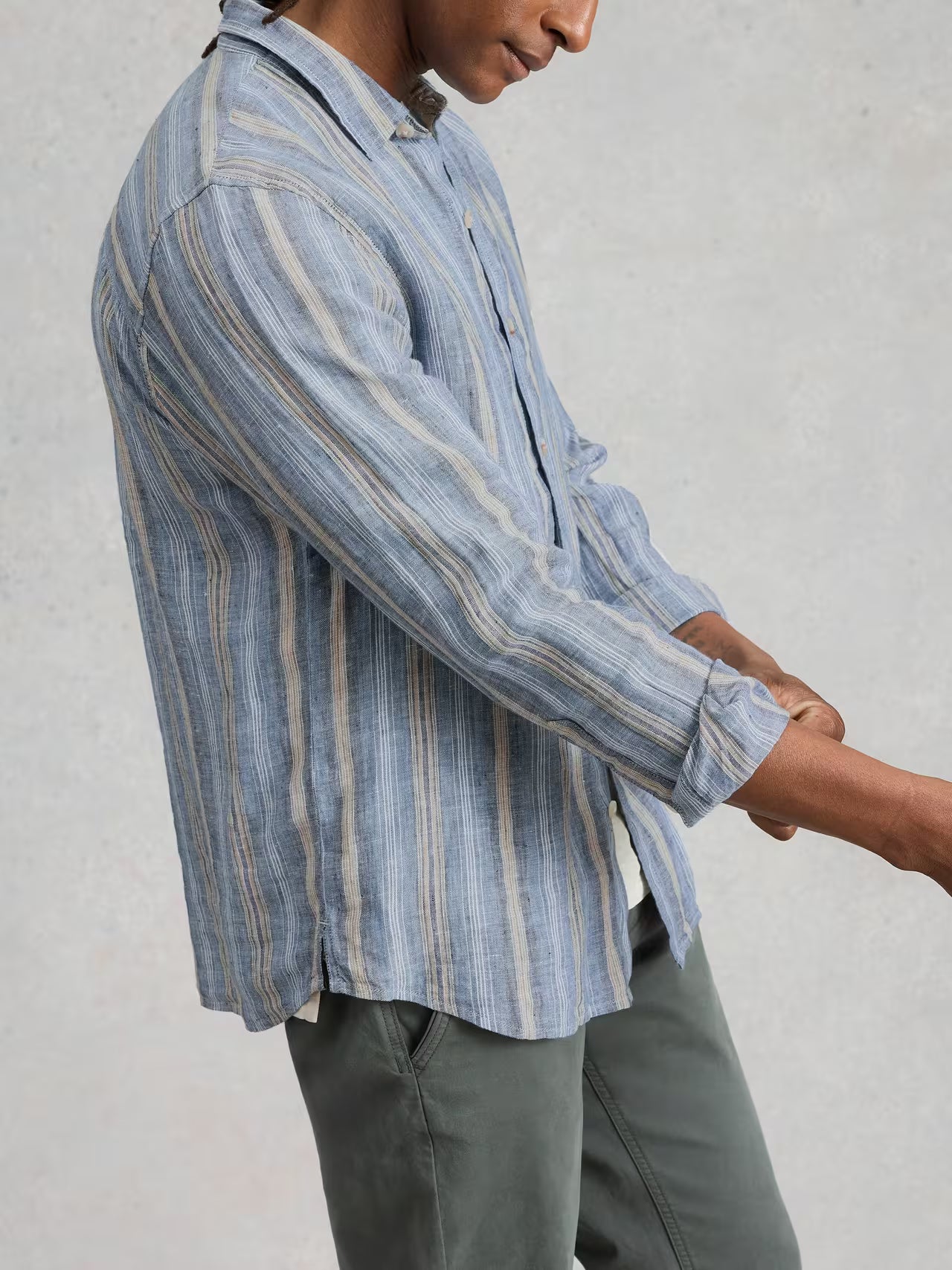 White Stuff Keswick Stripe Linen Shirt