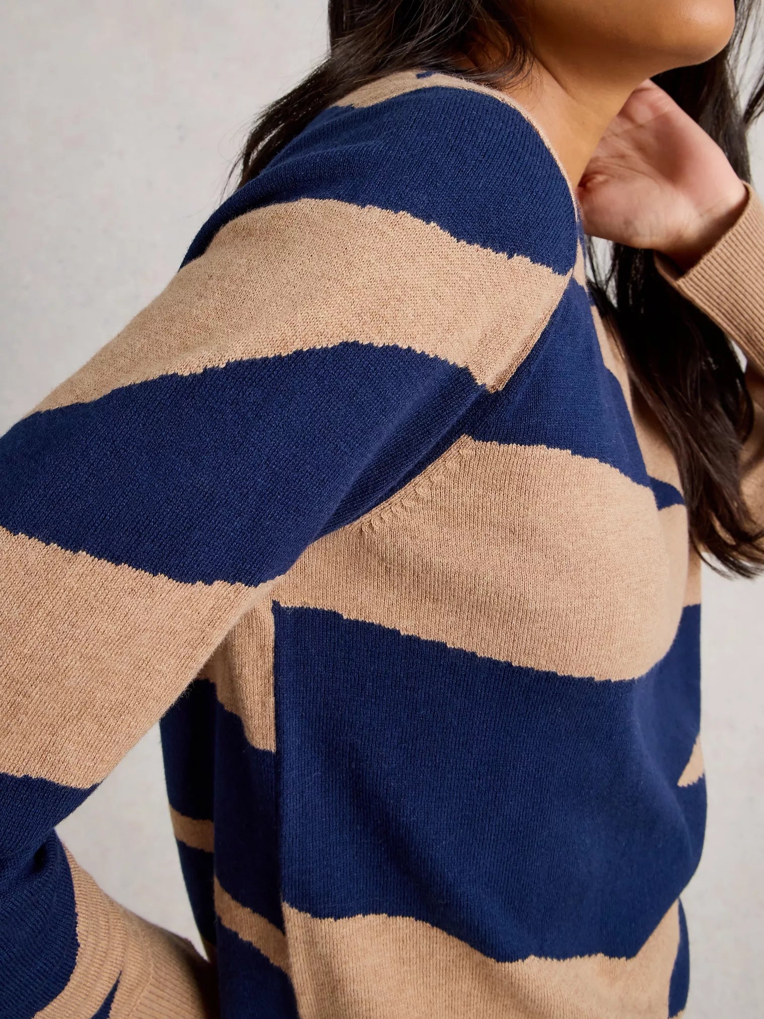 White Stuff Katie Abstract Jumper