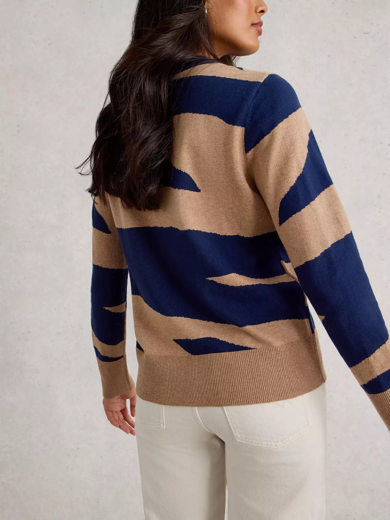 White Stuff Katie Abstract Jumper