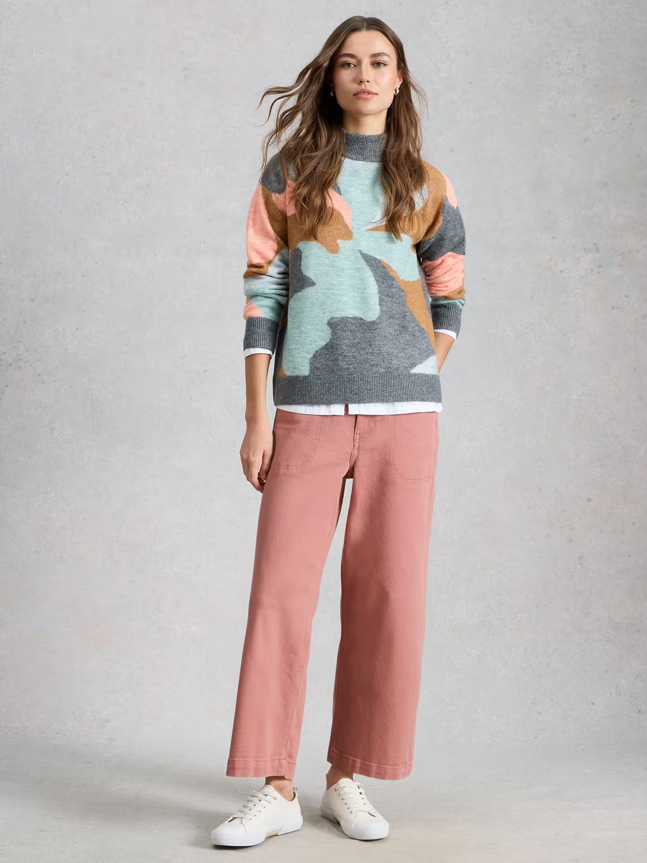 White Stuff Tia Wide Leg Cropped Jean