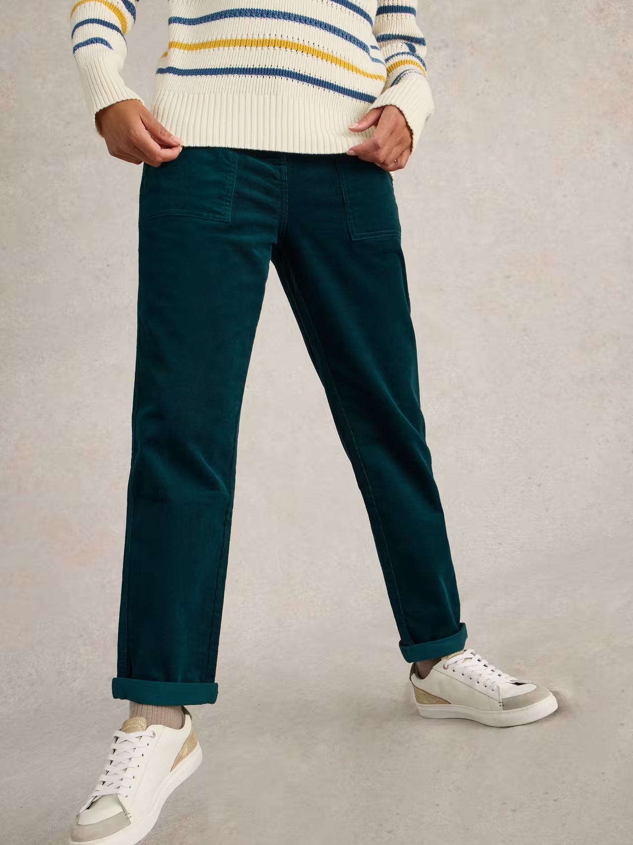 White Stuff Twister Cord Trousers