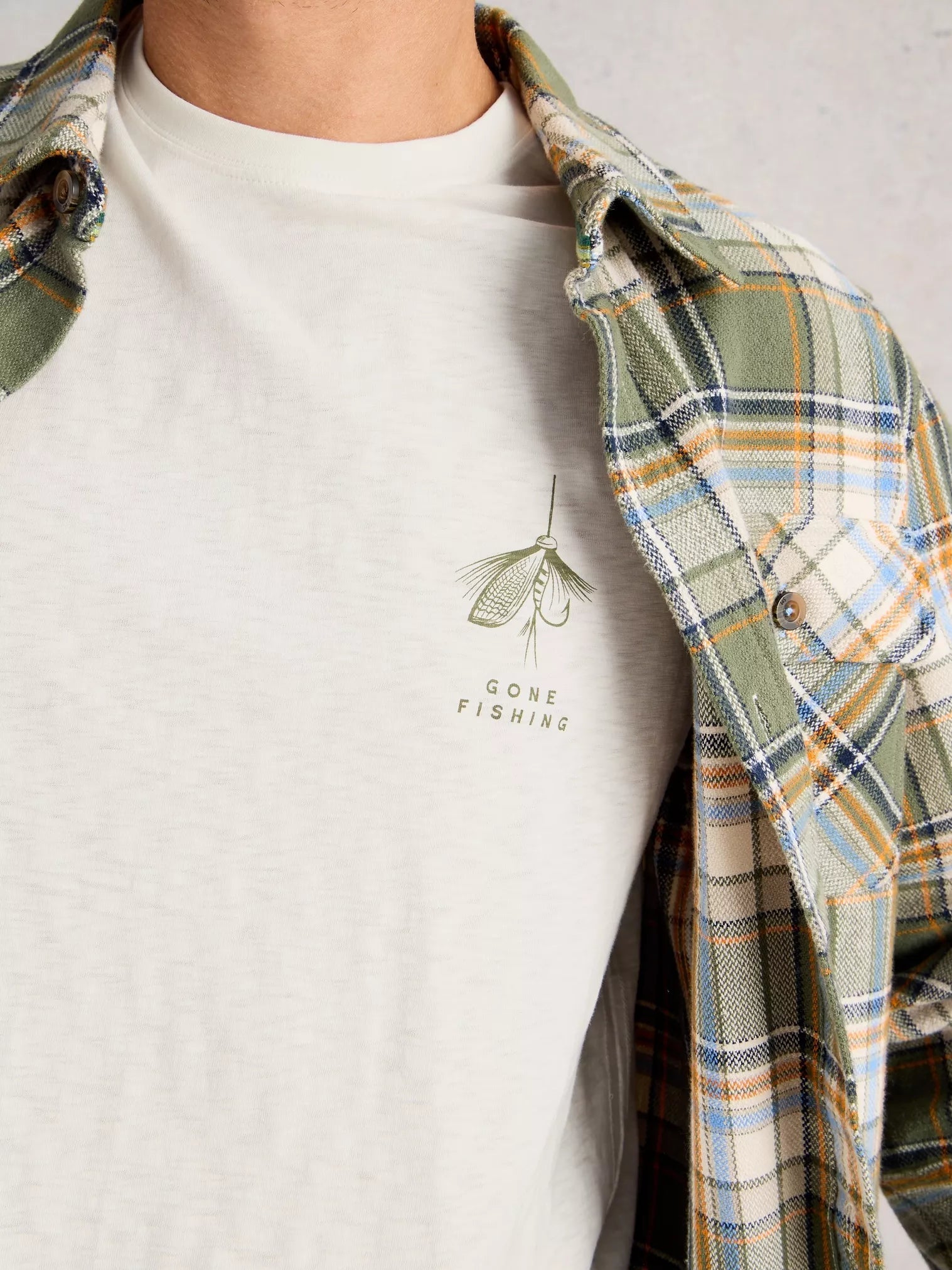 White Stuff Gone Fishing T-Shirt