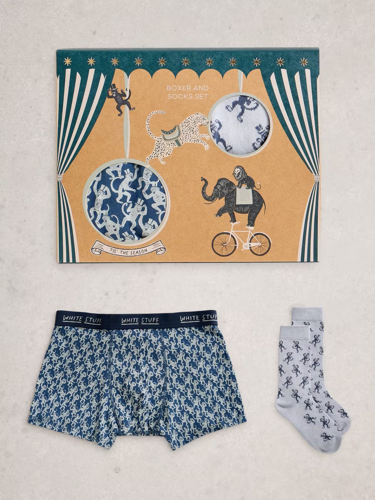 White Stuff Boxers & Socks Set