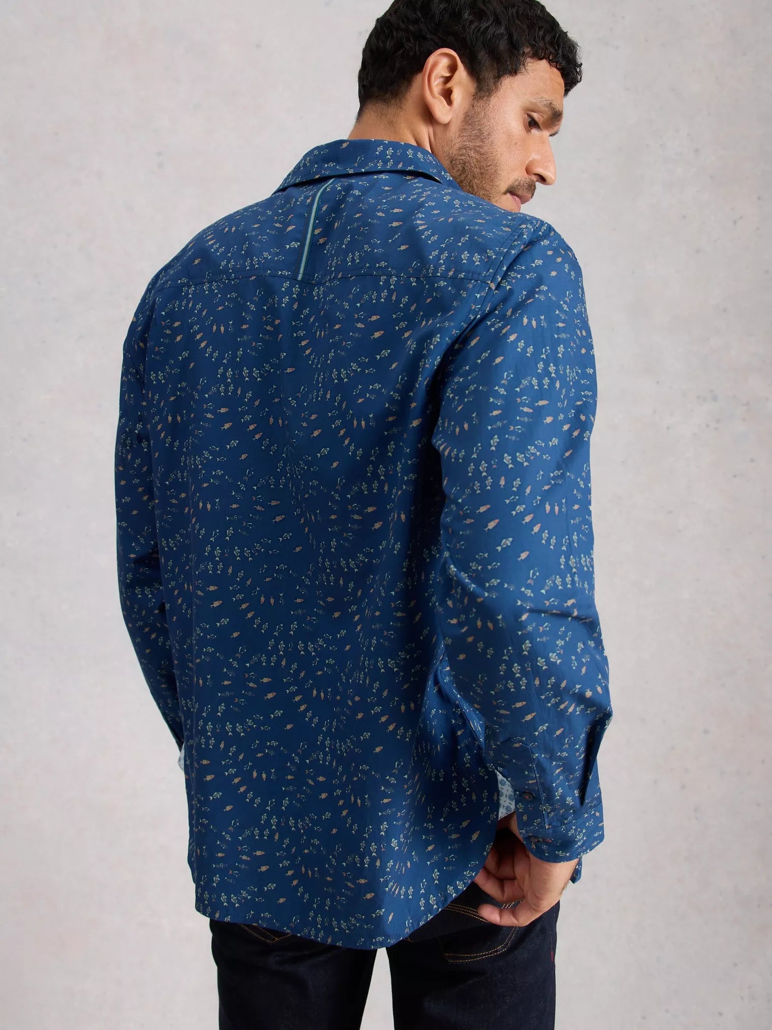 White Stuff Finsbury Swim Fish Shirt