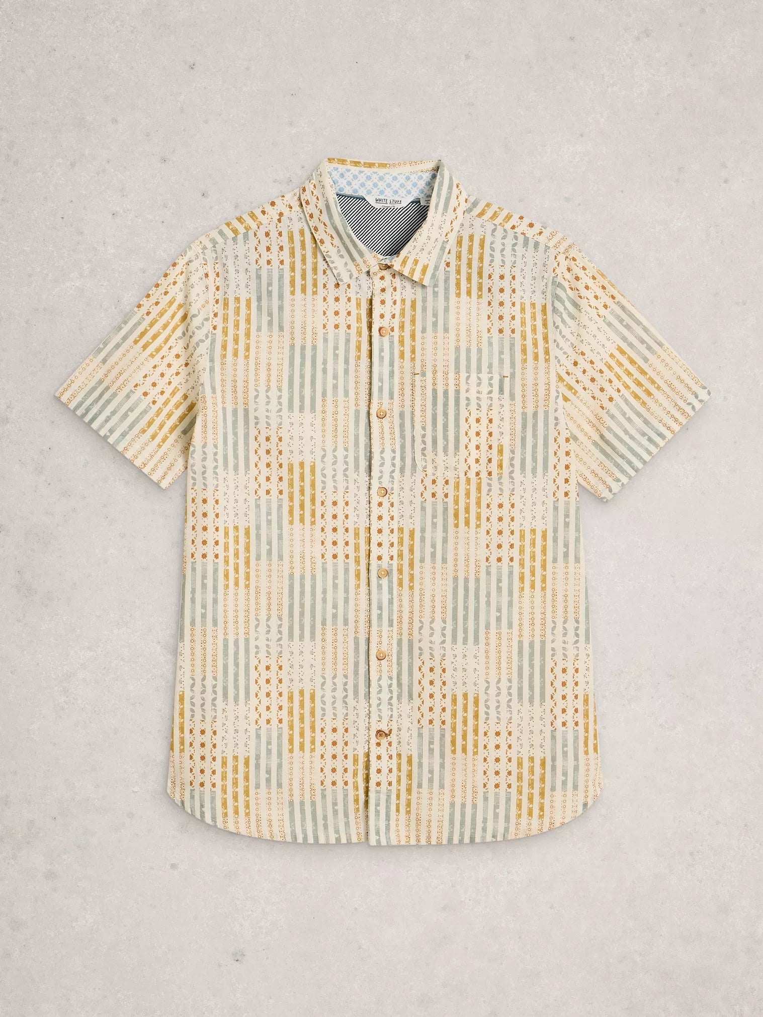 White Stuff Finsbury Patch Print Shirt