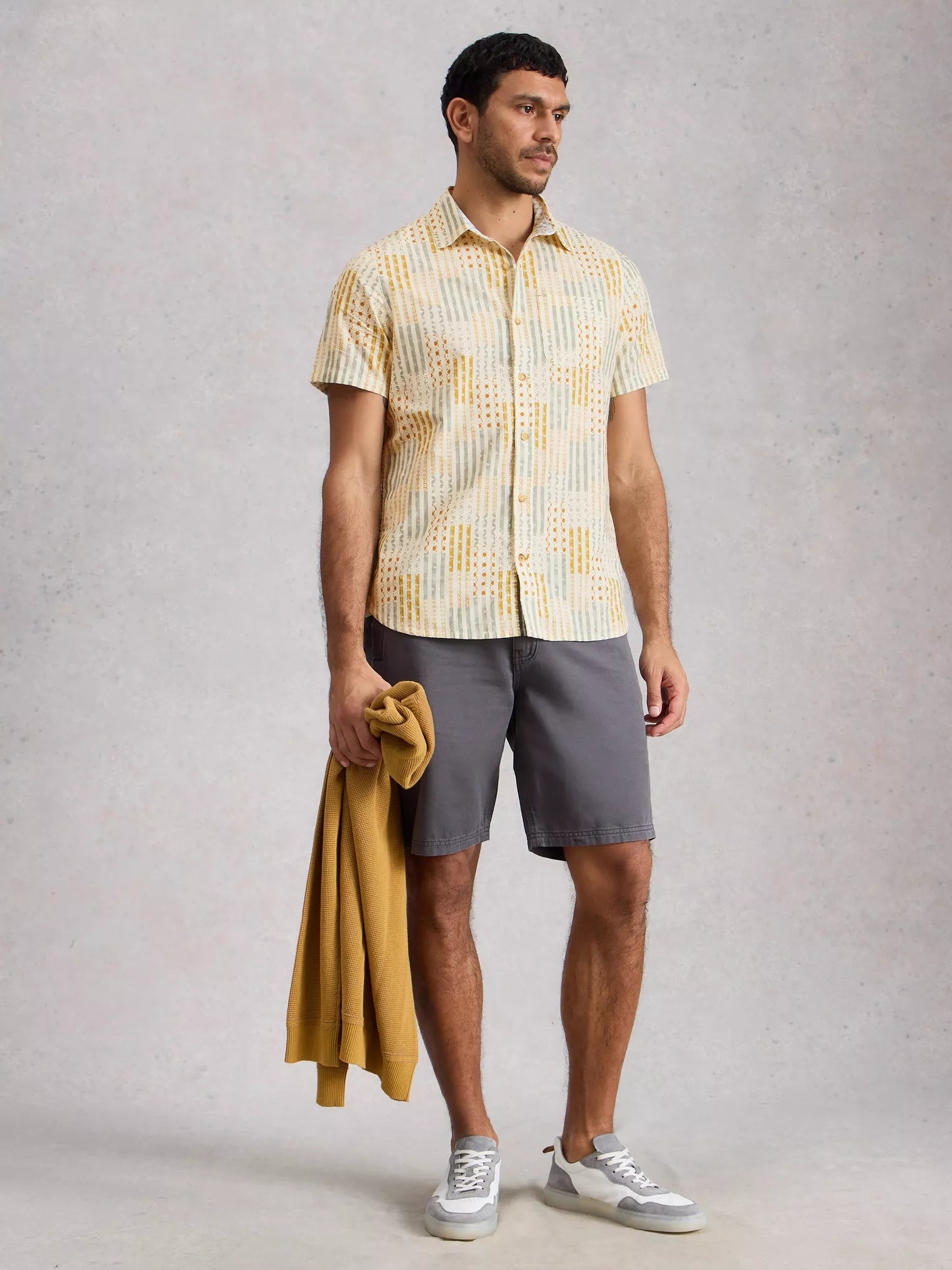 White Stuff Finsbury Patch Print Shirt