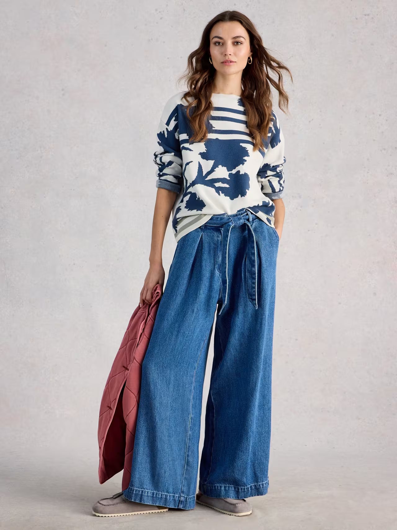 White Stuff Fabia Floral Jumper