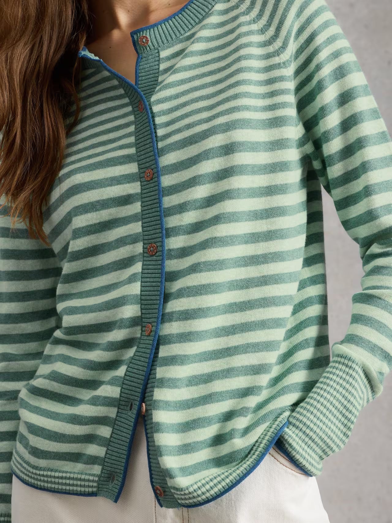 White Stuff Lulu Stripe Cardi