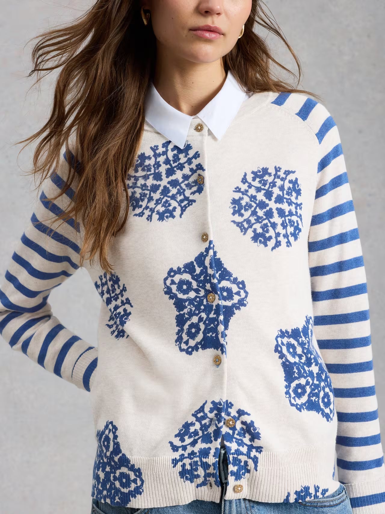 White Stuff Lulu Print Cardi