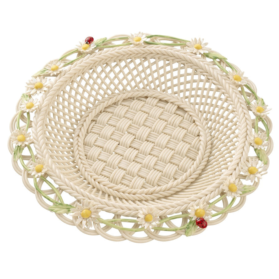 Belleek Classic Daisy Chain Basket