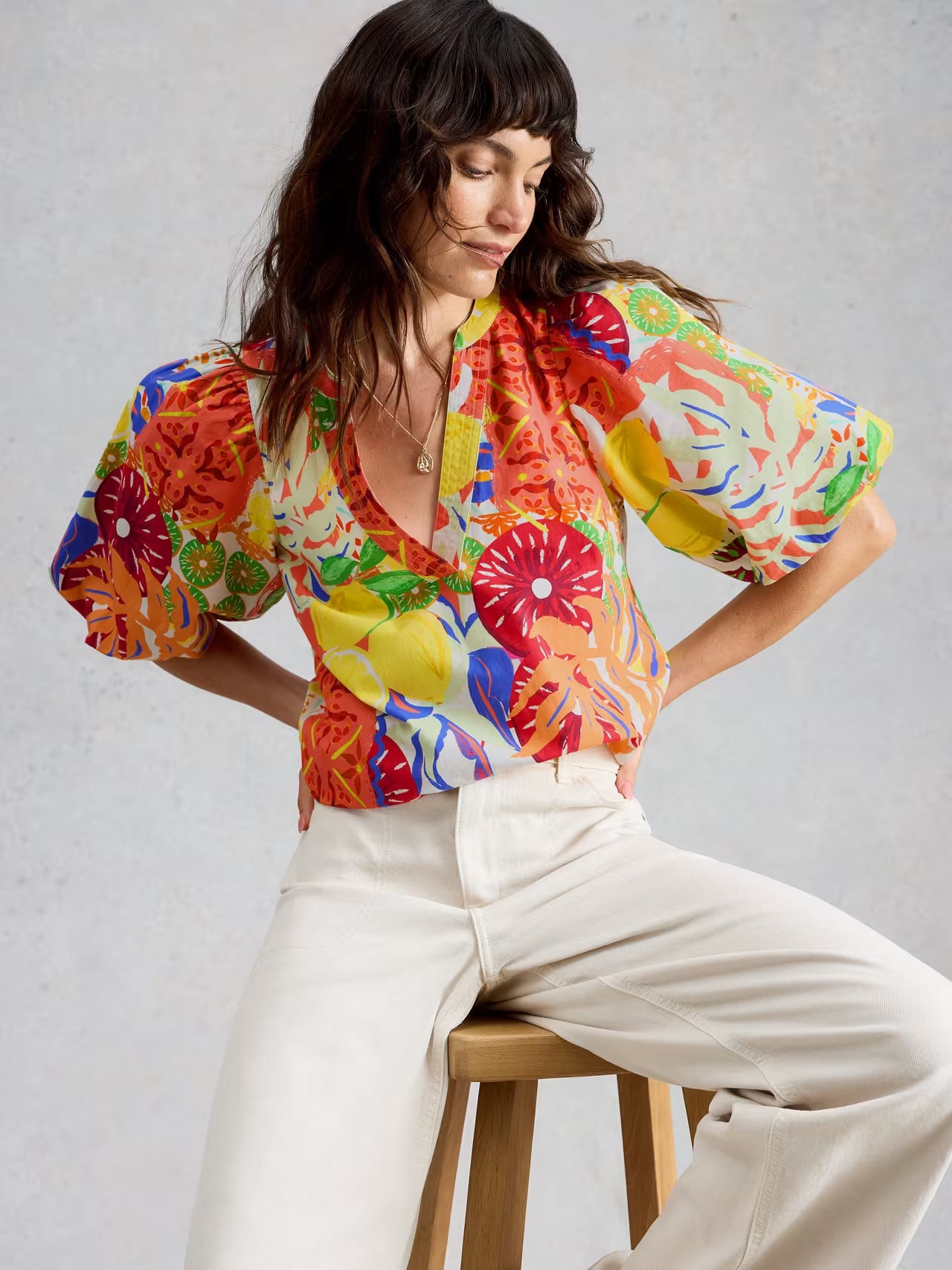 White Stuff Bex Cotton Top
