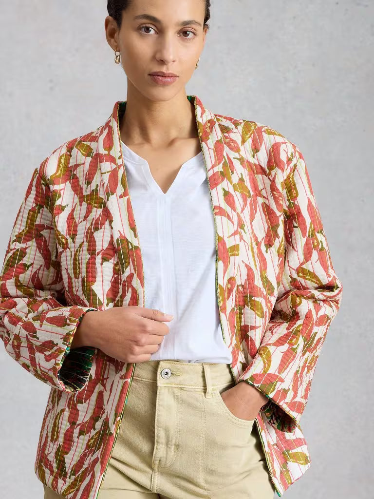 White Stuff Reversible Quilted Jacket