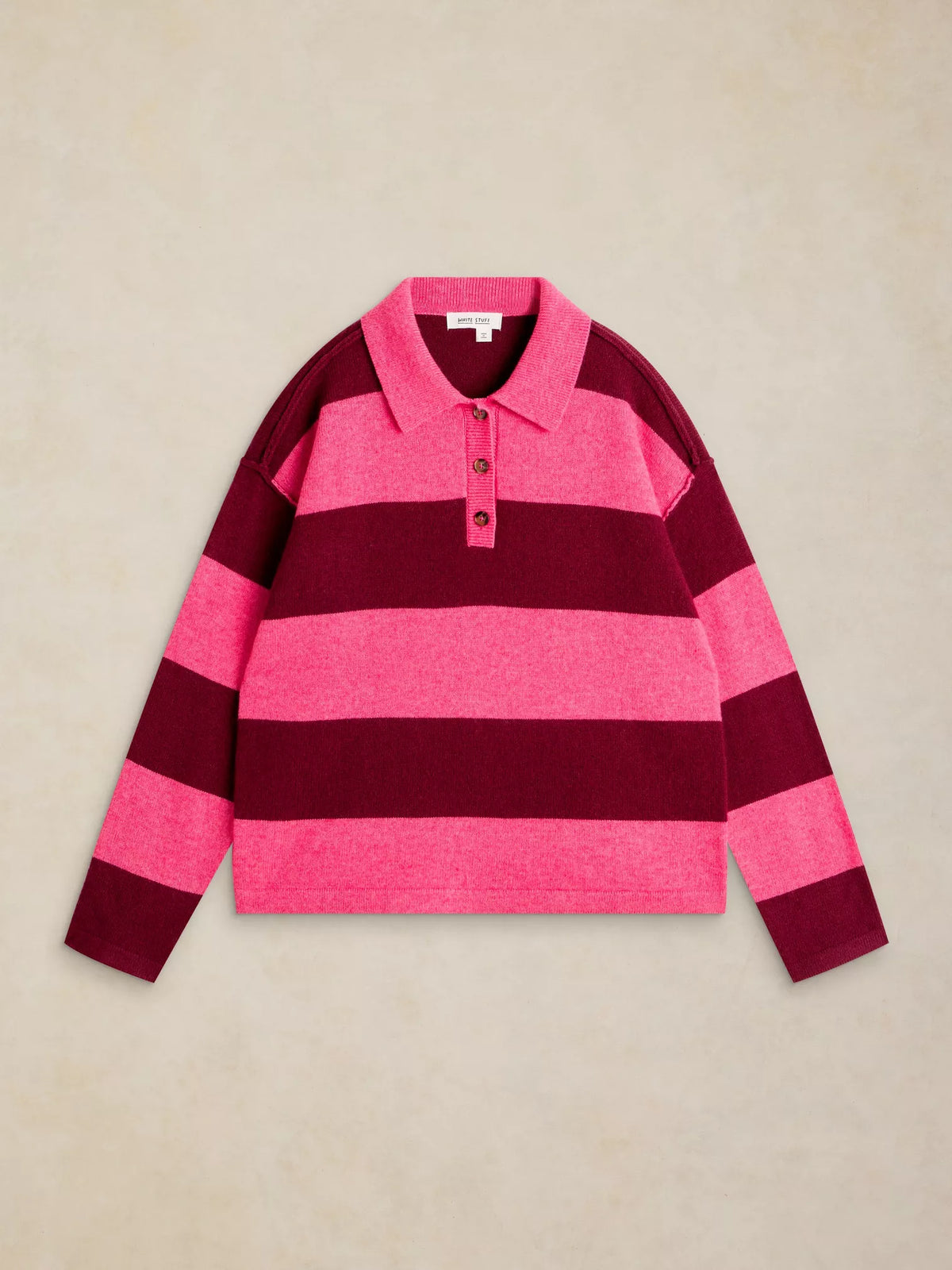Whitestuff Camilla Stripe Collar Jumper