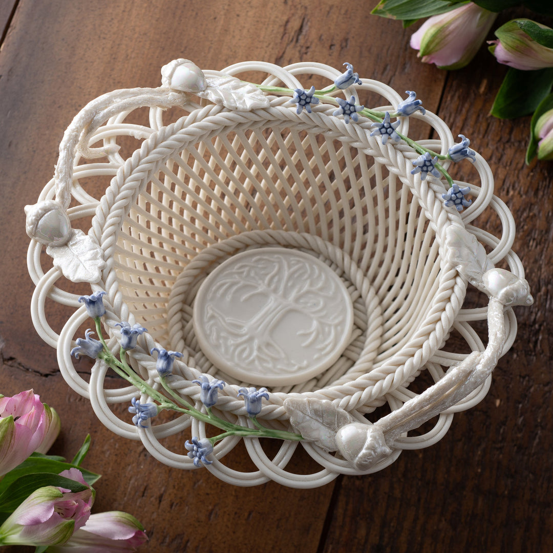 Belleek Classic Basket - Tree of Life