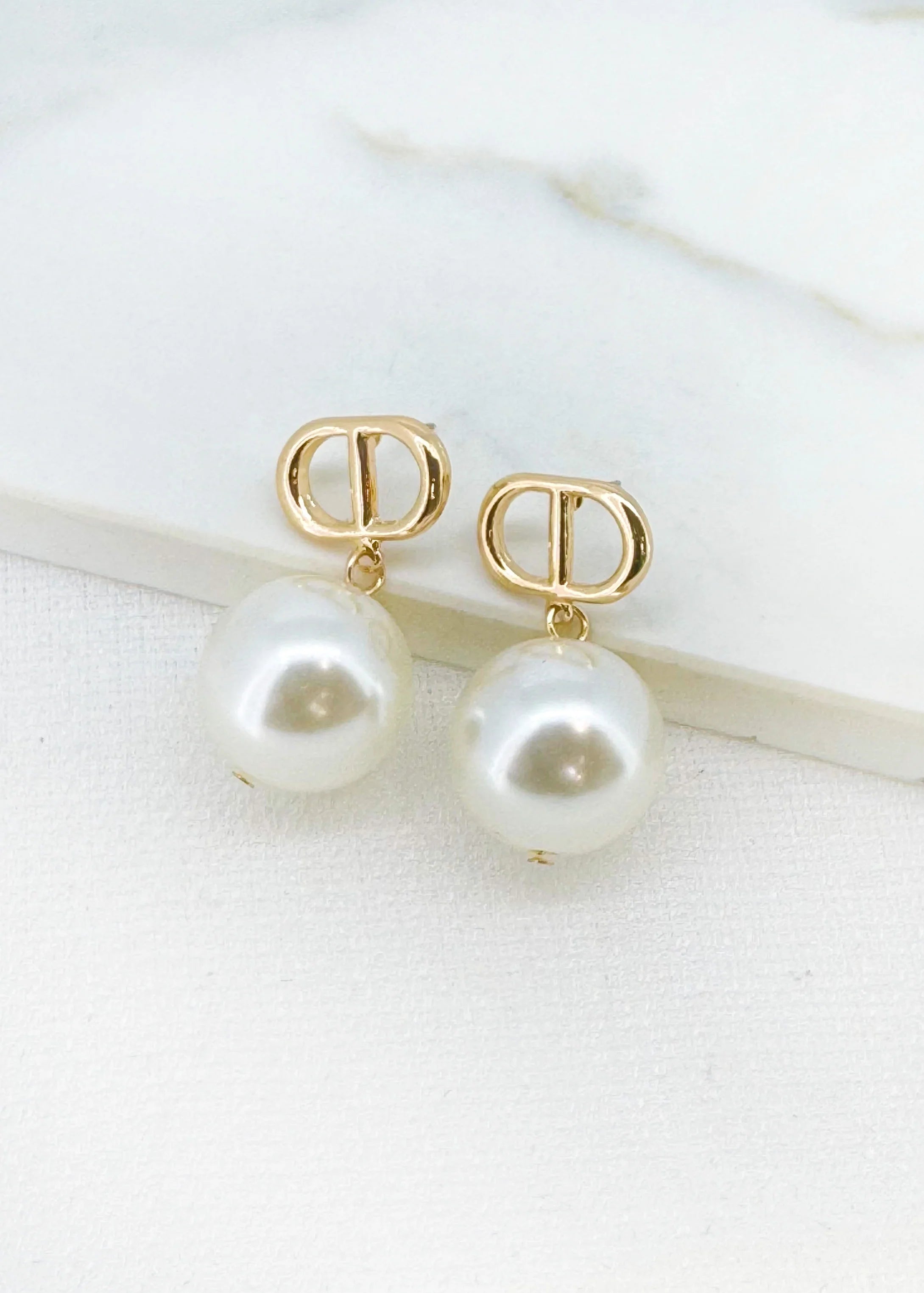 Envy Large Pearl Drop Earrings