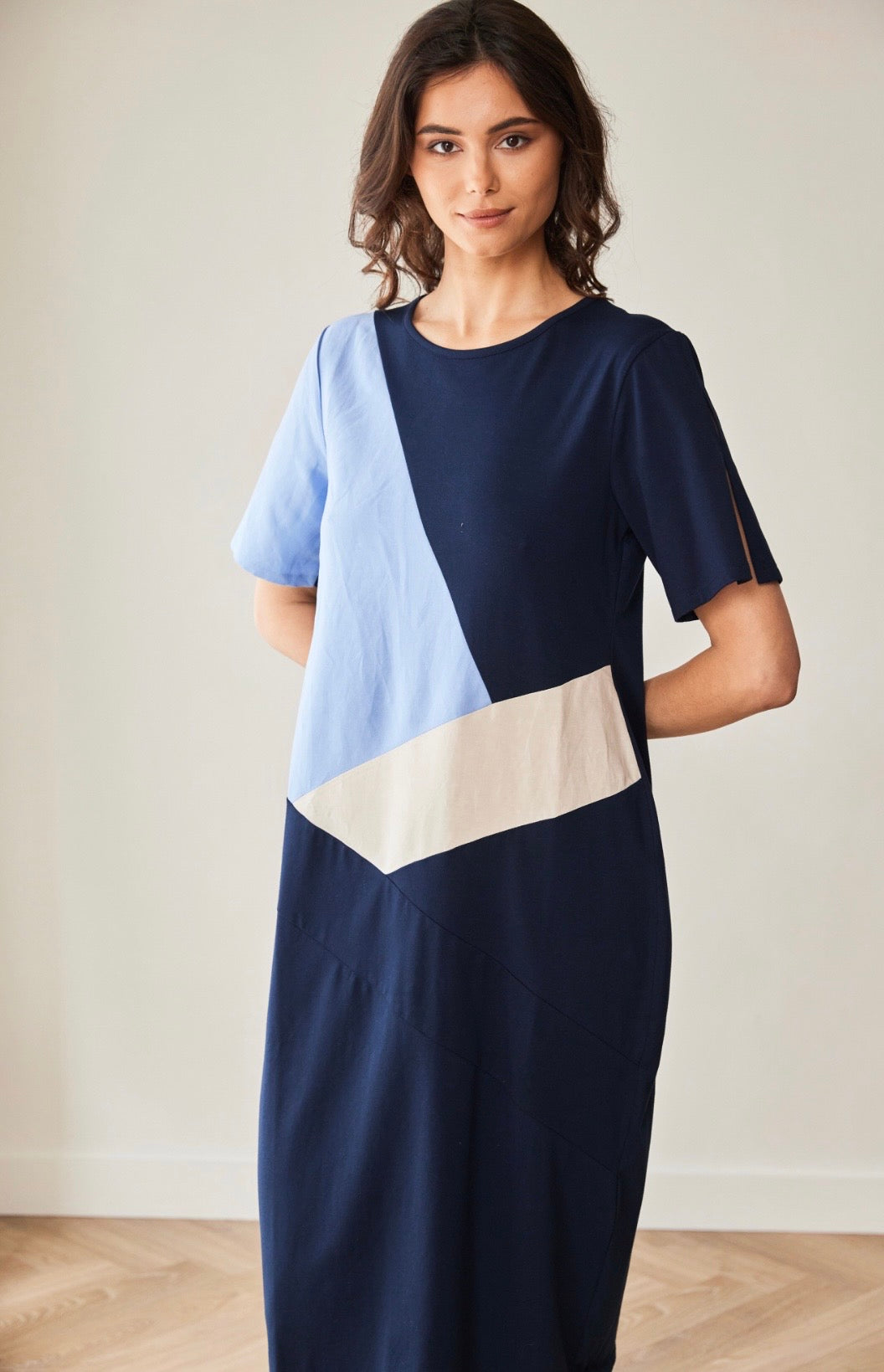 3 Tone Linen Dress