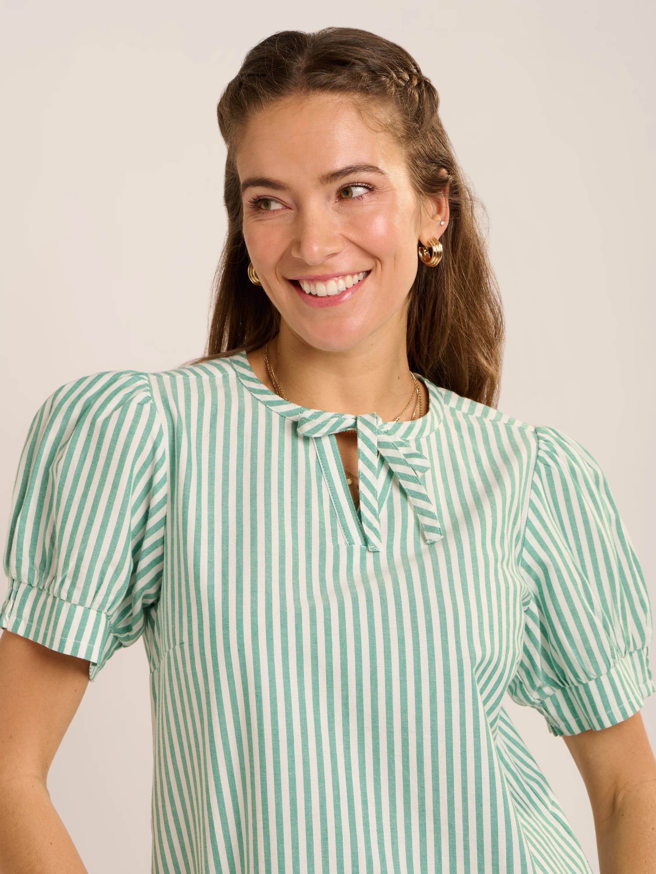 Brakeburn Bruni Stripe Blouse