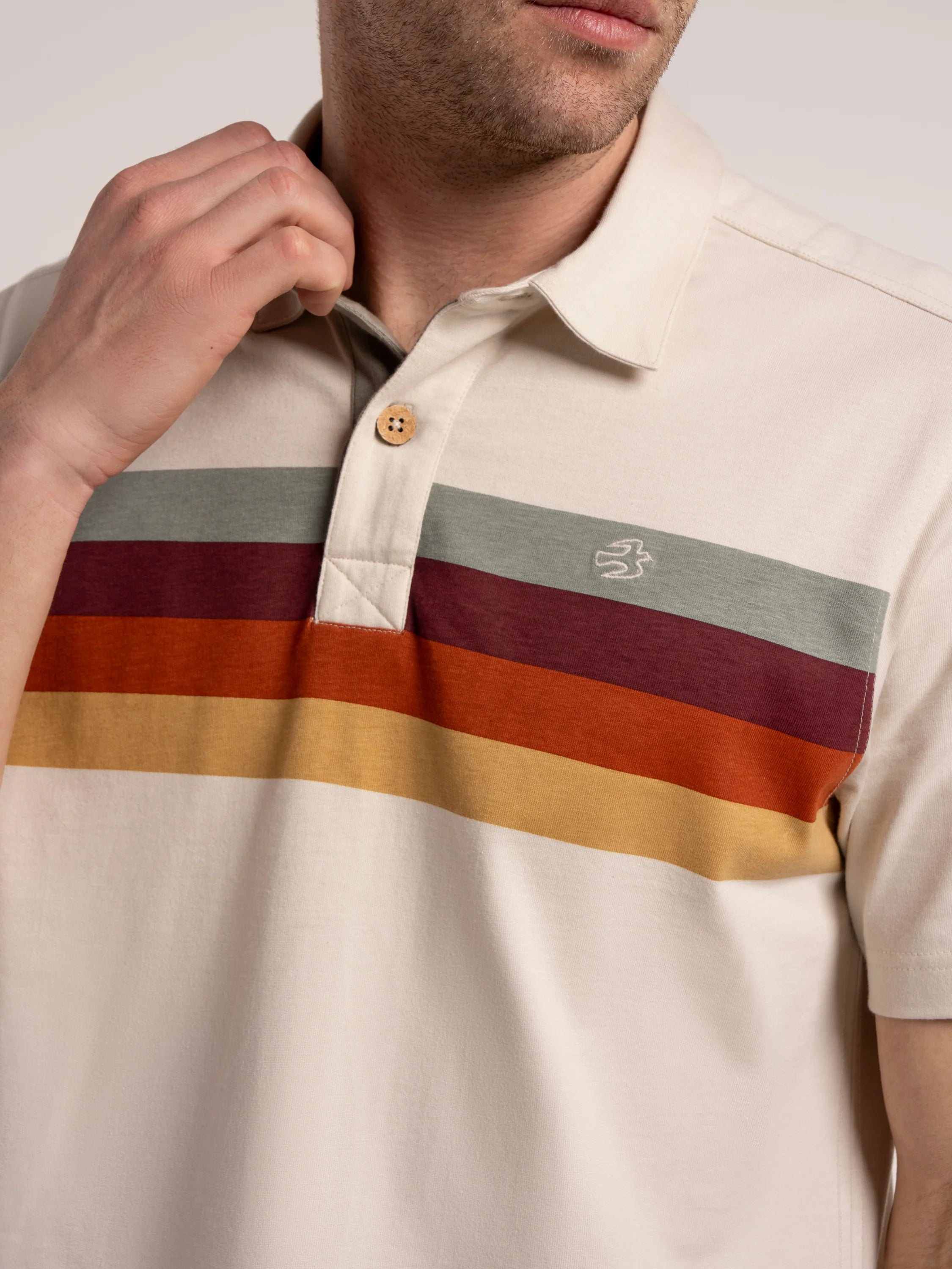 Brakeburn Shillingford Retro Stripe Polo