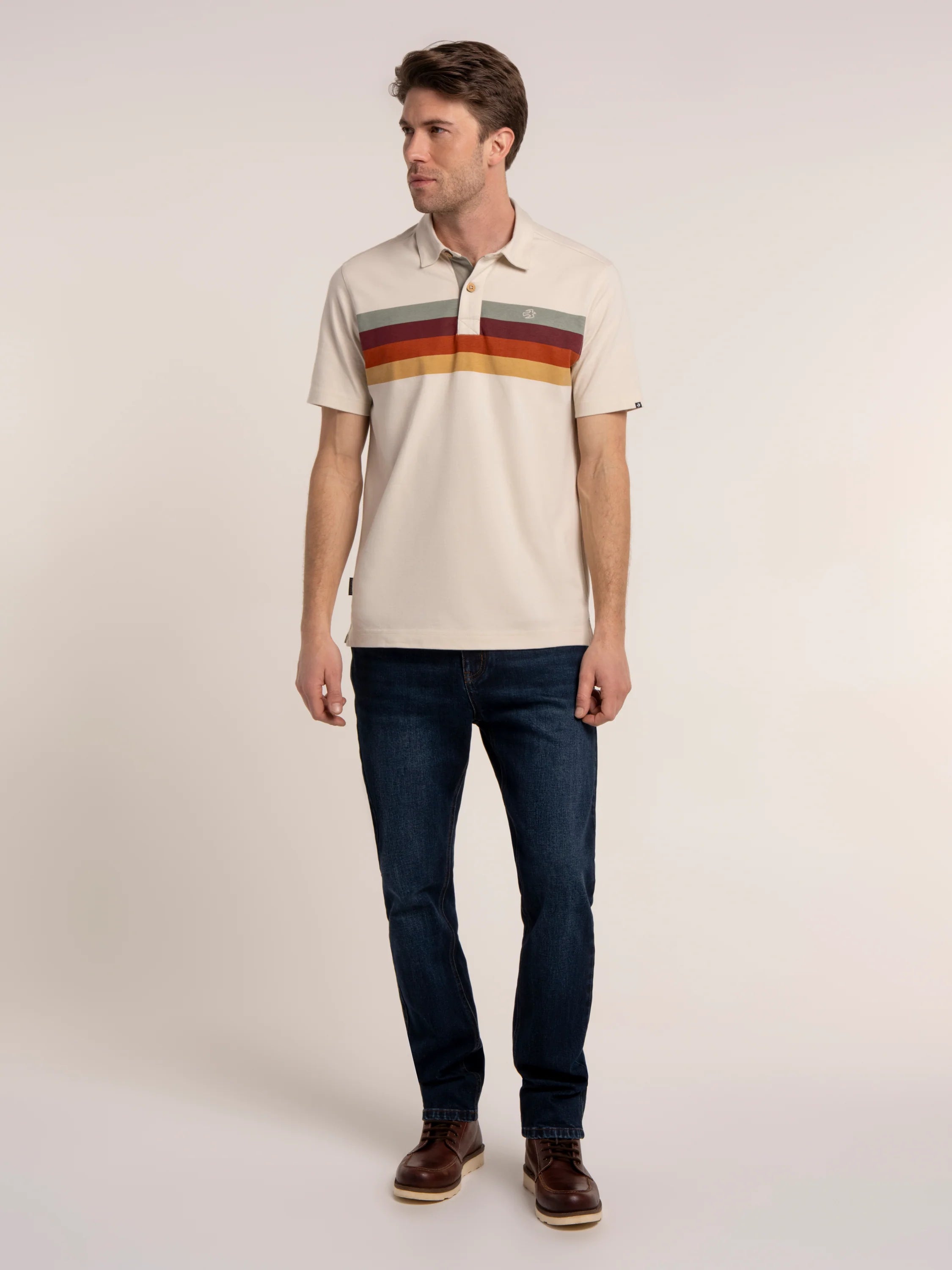 Brakeburn Shillingford Retro Stripe Polo