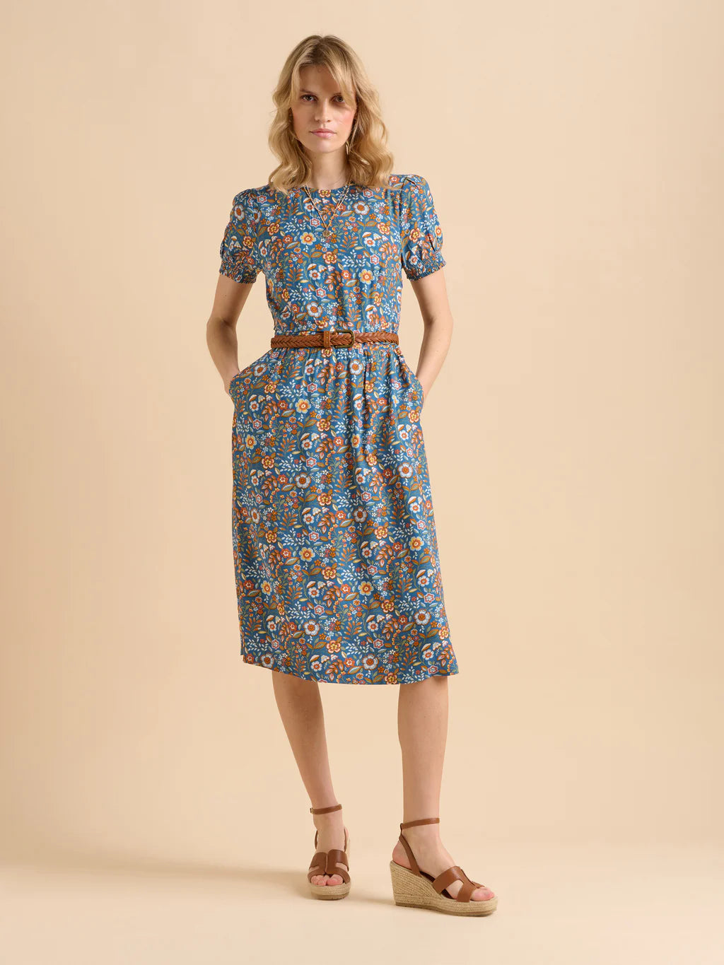 Brakeburn Secret Garden Midi Dress