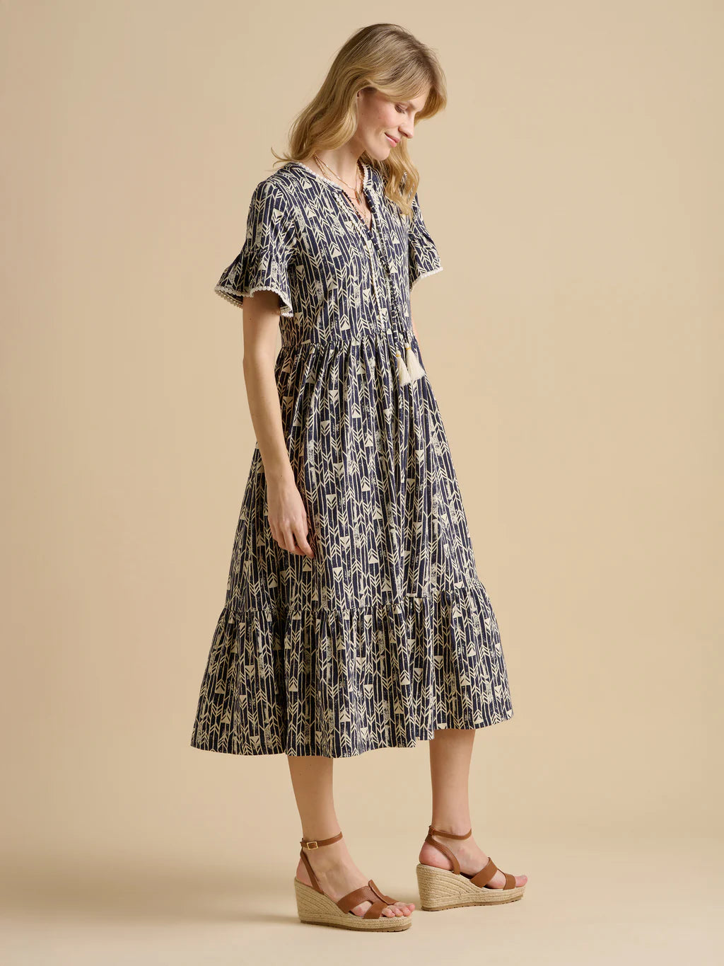 Brakeburn Arrows Midi Dress
