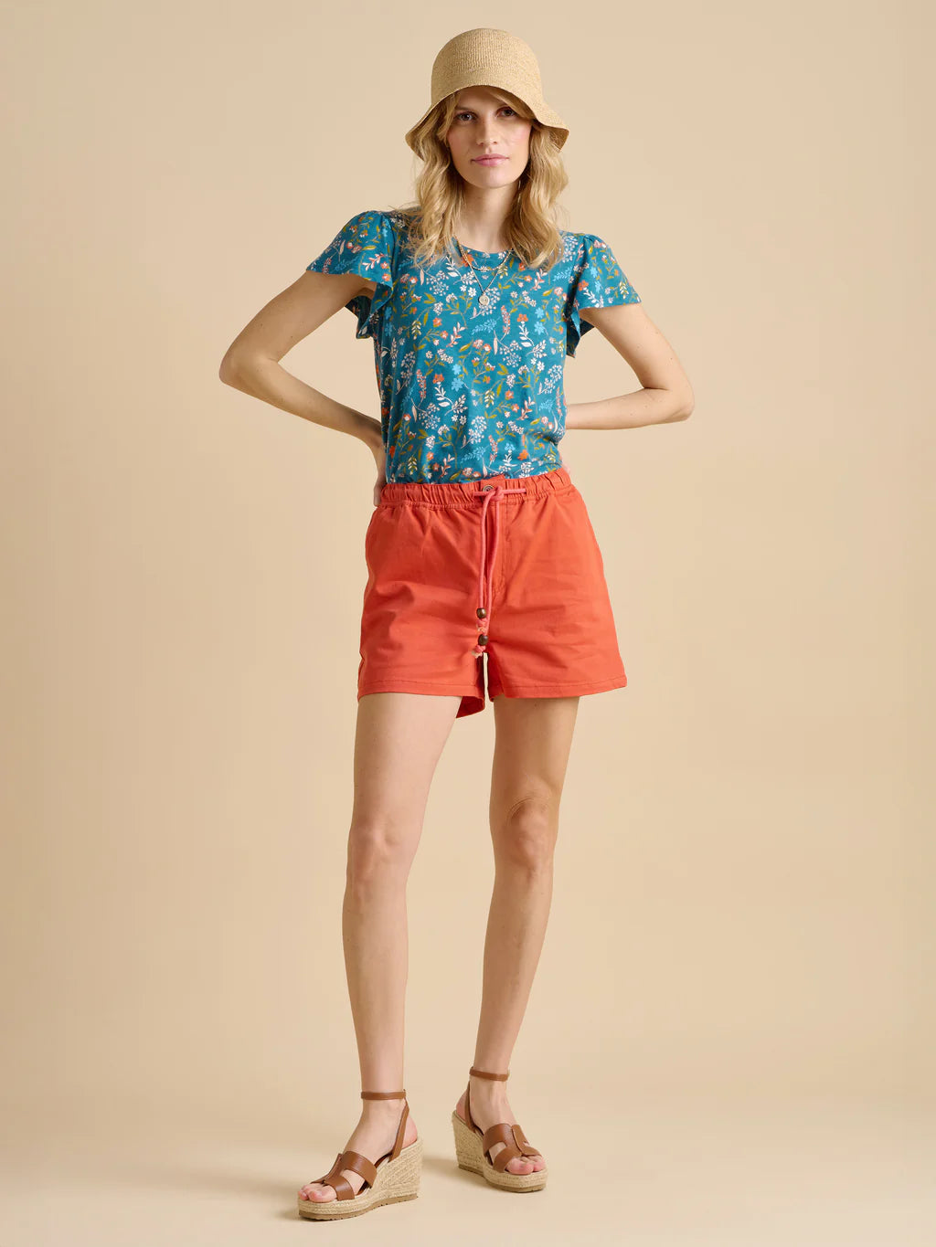Brakeburn Teal Shoreline Meadow T-Shirt