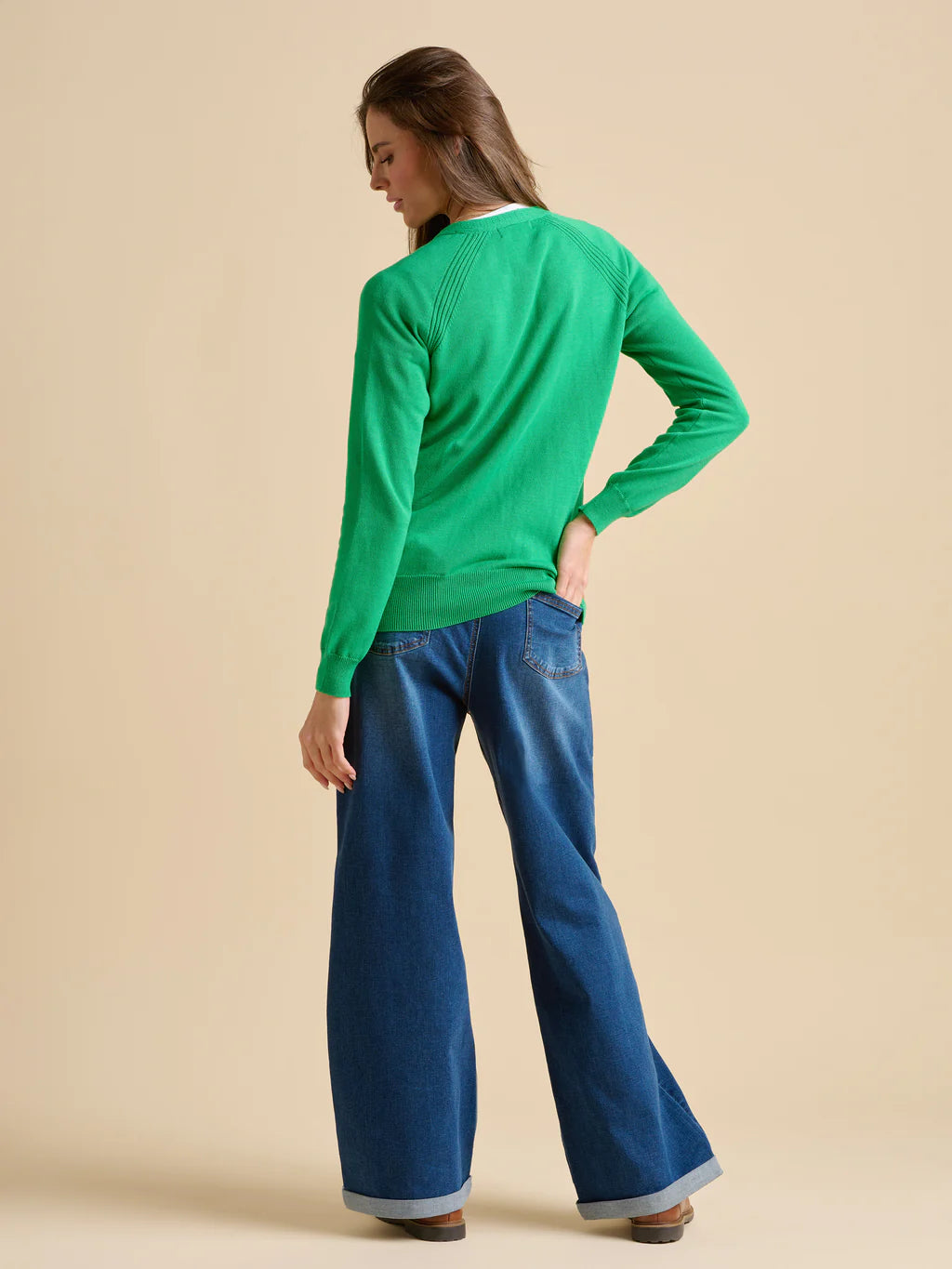 Brakeburn Kelly Green Classic Cardigan