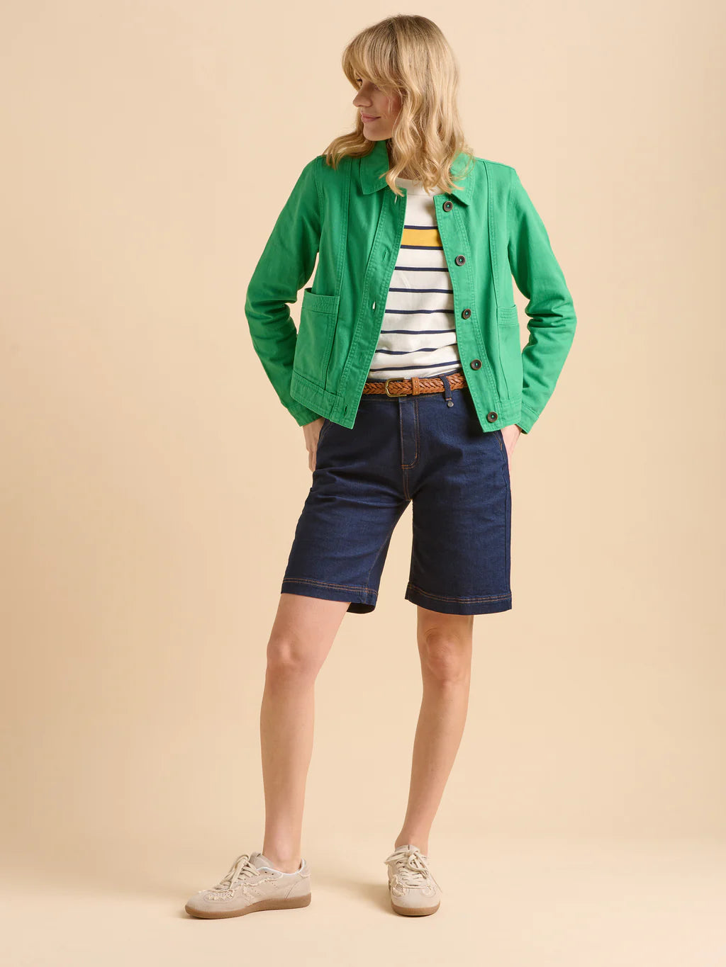 Brakeburn Boxy Green Jacket