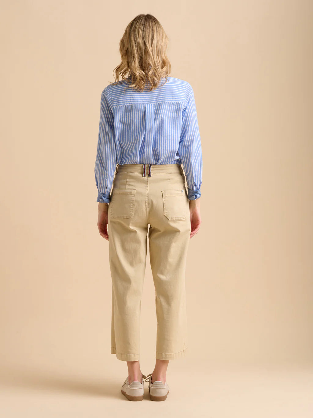 Brakeburn Ankle Crop Wide Leg Trousers