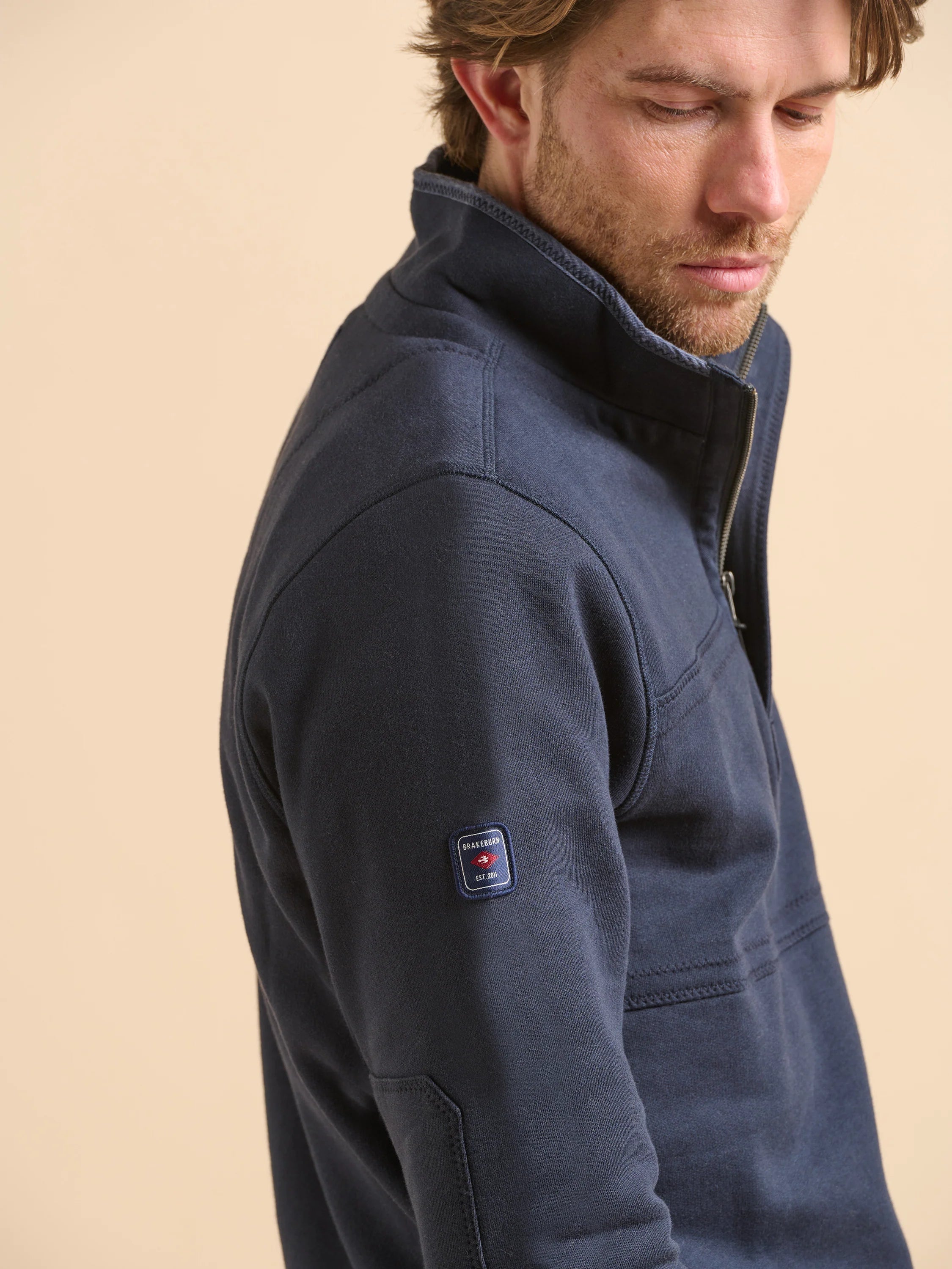 Brakeburn Navy Quarter Zip