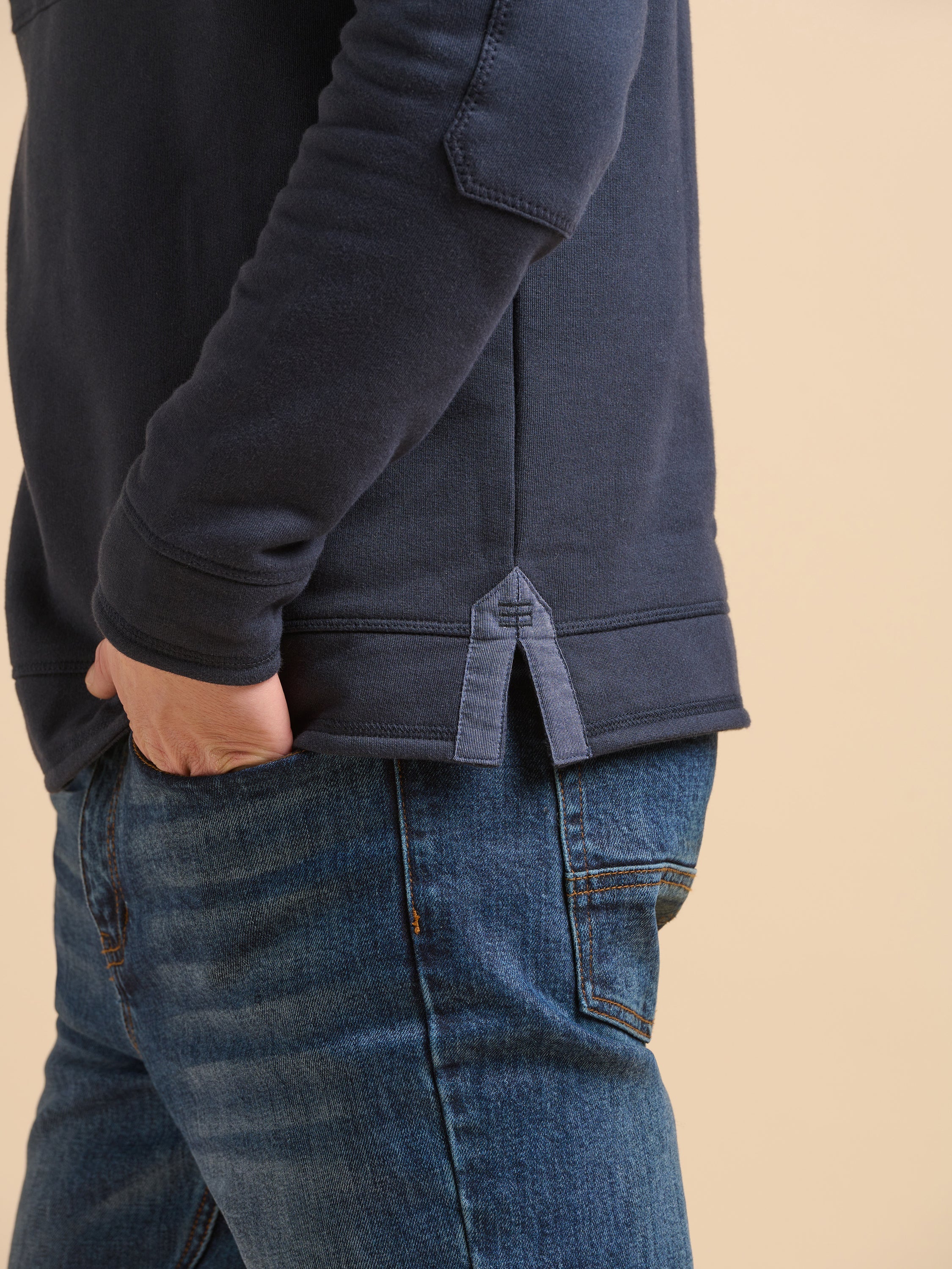 Brakeburn Navy Quarter Zip