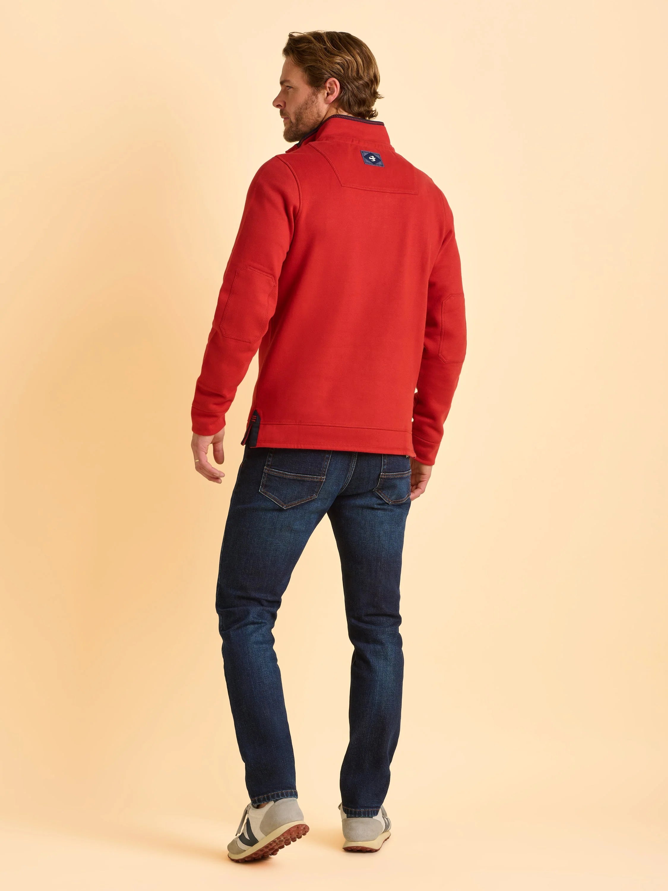 Brakeburn Worbarrow 1/4 Zip Sweatshirt