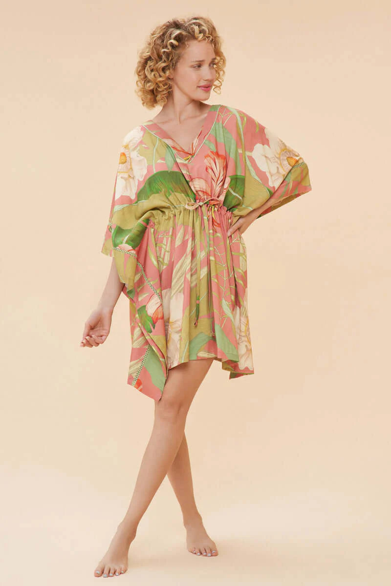 Powder Tropical Beach Cover Up
